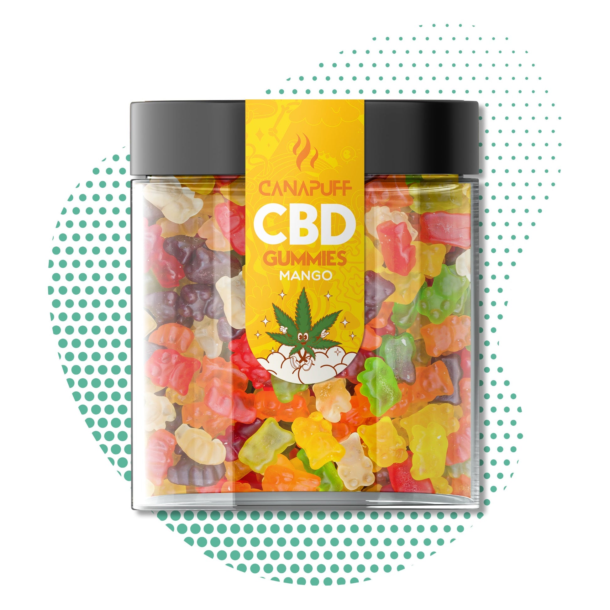 Hurtownia Canapuff - Żelki CBD - Mango