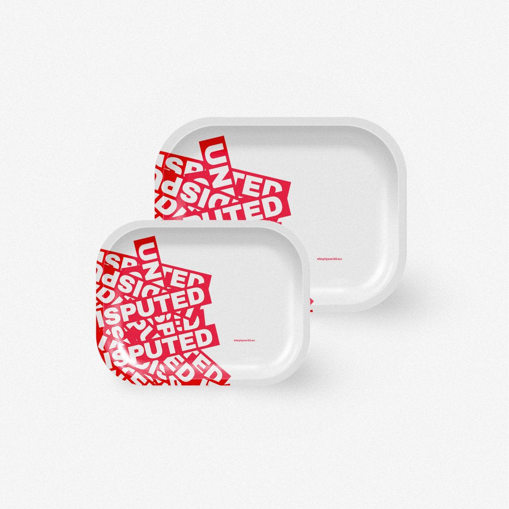 Tyson 2.0 Tacka do skręcania papierosów mała, biała - Undisputed Cannabis (ekspozycja 20x)