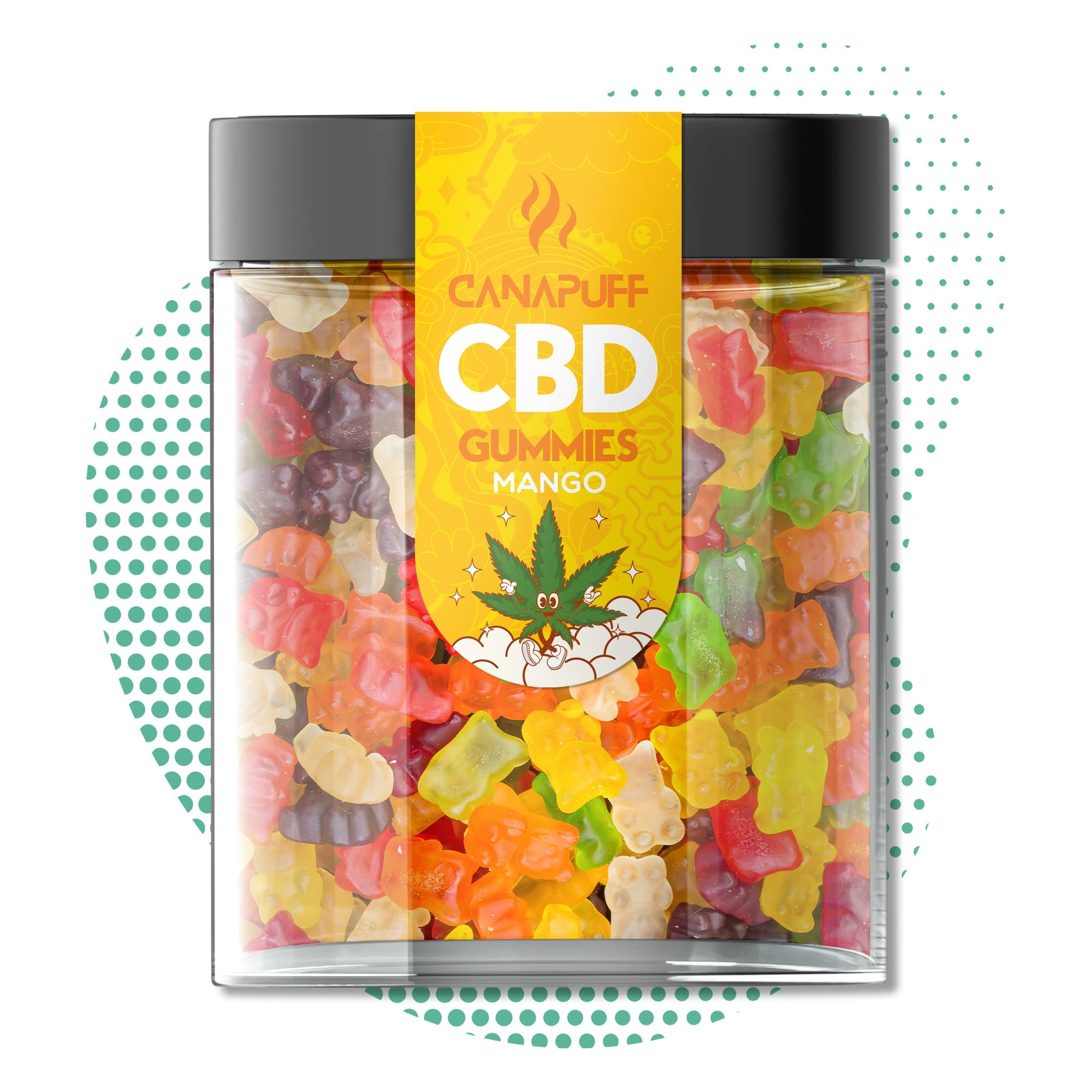 Hurtownia Canapuff - Żelki CBD - Mango