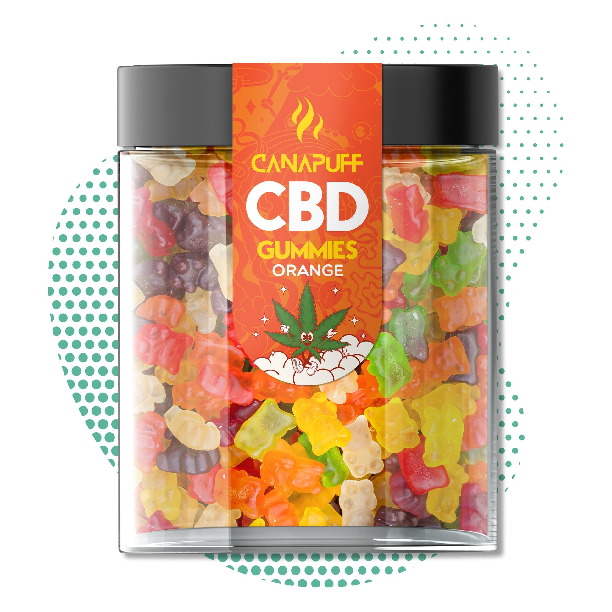 Wholesale Canapuff - CBD Żelki Pomarańczowe