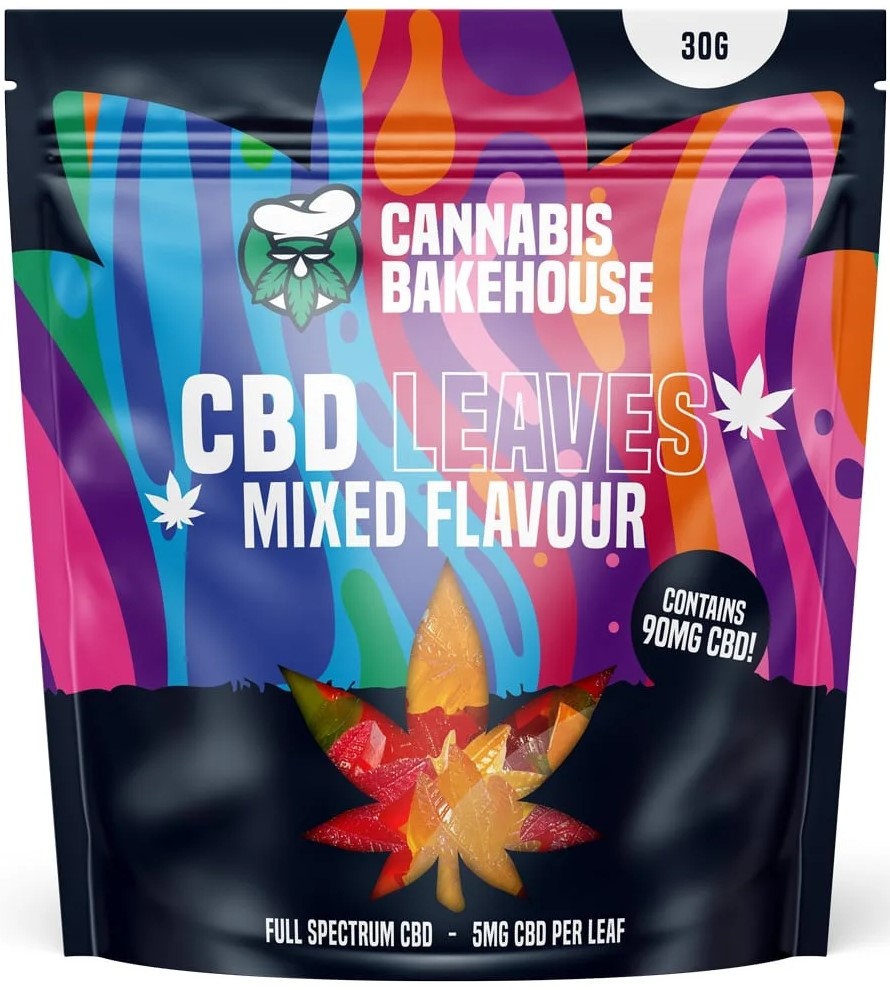 Cannabis Bakehouse - Mieszanka Listków CBD, 18 szt x 5 mg CBD, 30 g