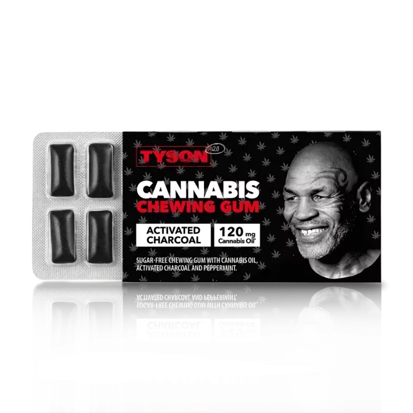 Guma do Żucia Tyson 2.0 Cannabis - Energia i Świeżość z Olejem Konopnym