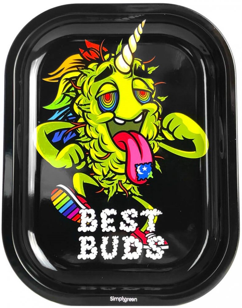 Best Buds LSD Малий металевий роликовий лоток з магнітною карткою шліфуваль ьн машини