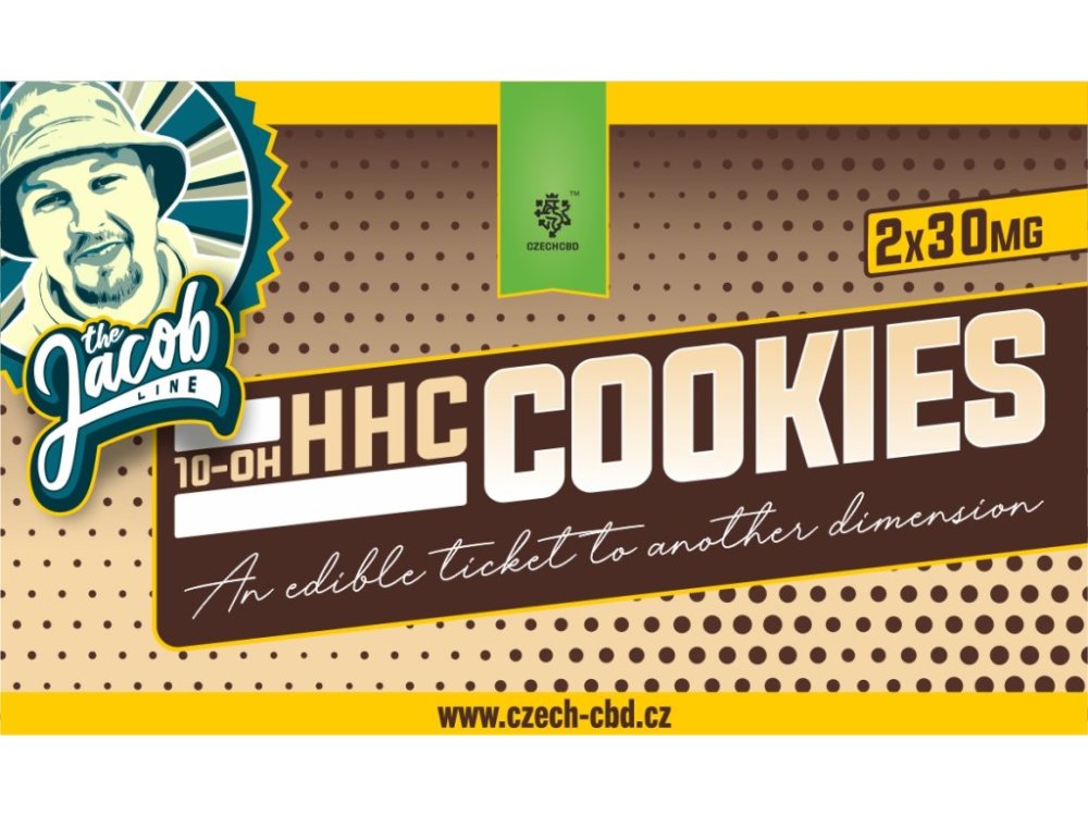 Czech CBD Ciasteczka 10-OH-HHC, 2 szt. x 30 mg, 60 mg 10-OH-HHC