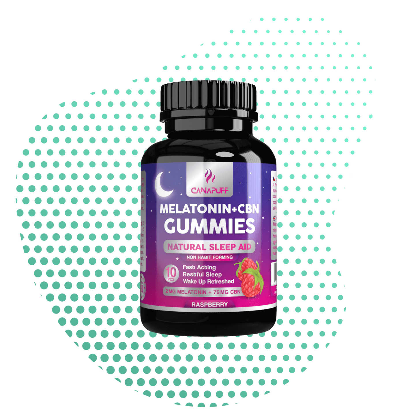 Hurtownia Meliatonin+CBN Żelki - Malinowe