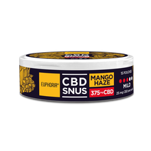 Euphoria SNUS Mango Haze CBD - 375 mg (15 x 25 mg) - Polish Edition