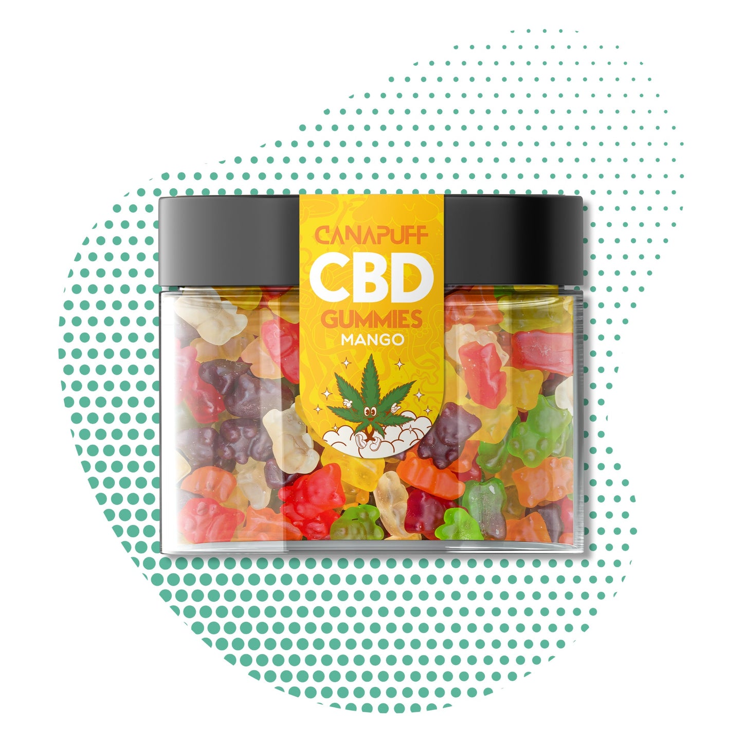 Hurtownia Canapuff - Żelki CBD - Mango