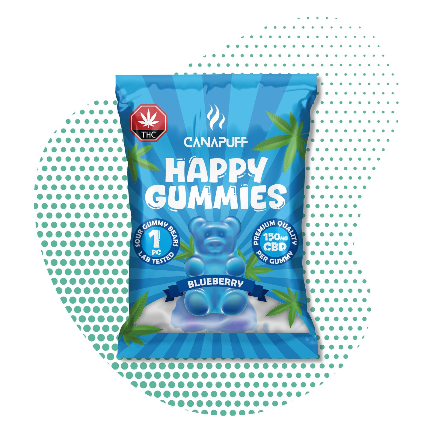 Canapuff Hurtownia - Żelki CBD - Jagodowe - Relaks i Dobry Sen