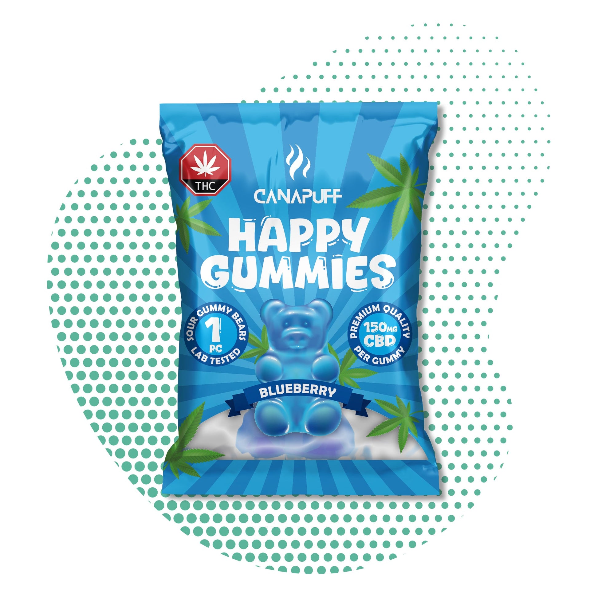 Canapuff Hurtownia - Żelki CBD - Jagodowe - Relaks i Dobry Sen