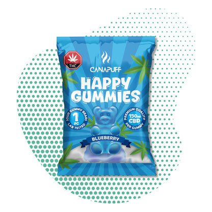 Canapuff Hurtownia - Żelki CBD - Jagodowe - Relaks i Dobry Sen