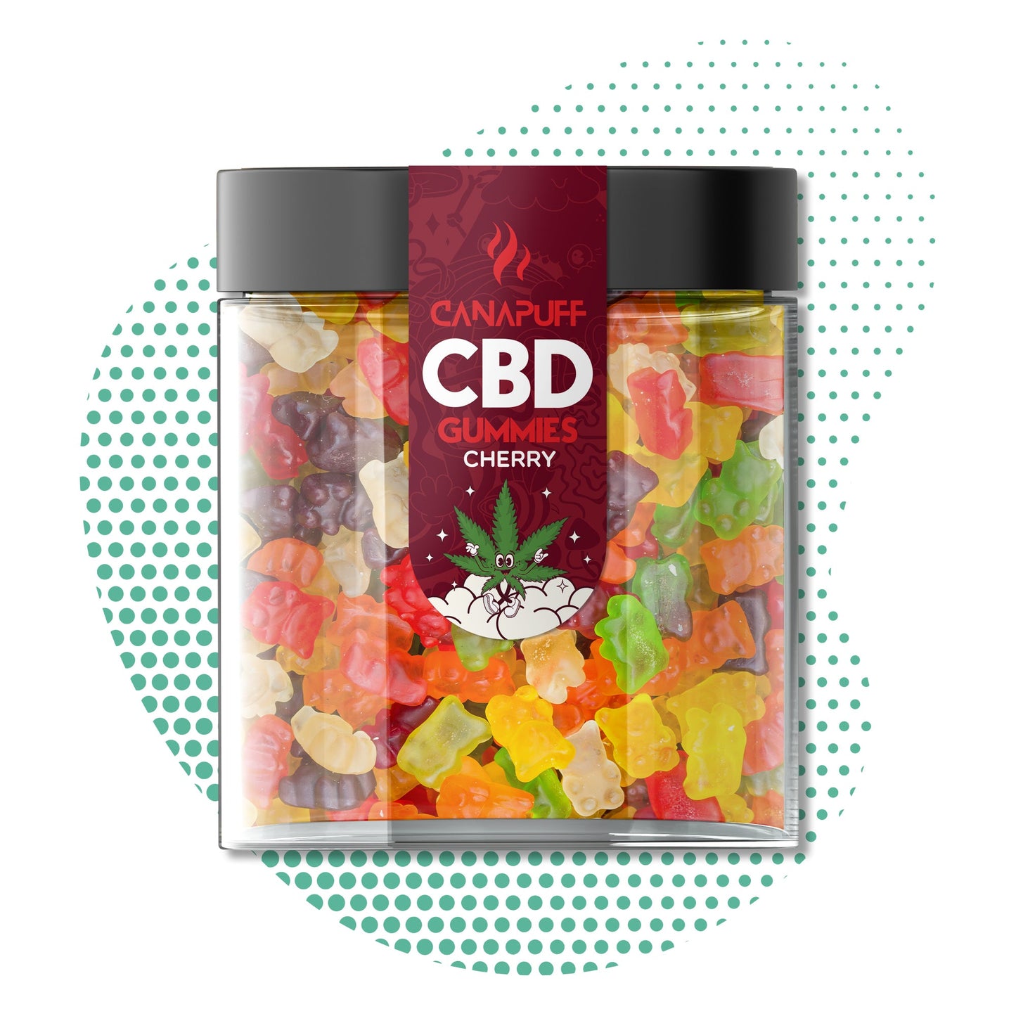 Wholesale Canapuff - Żelki CBD - Wiśnia - Relaks i Dobrostan