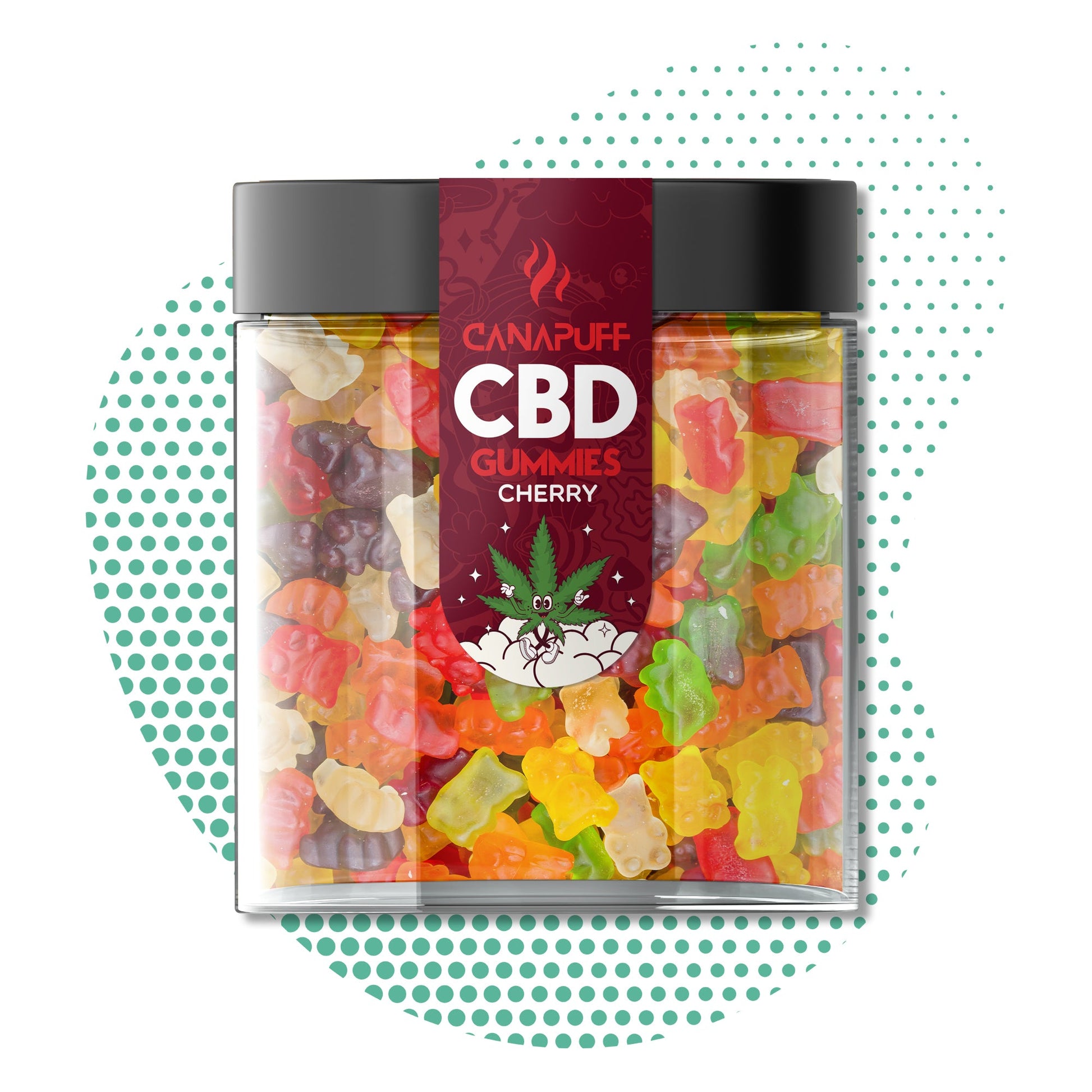 Wholesale Canapuff - Żelki CBD - Wiśnia - Relaks i Dobrostan
