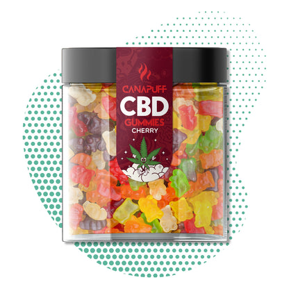Wholesale Canapuff - Żelki CBD - Wiśnia - Relaks i Dobrostan