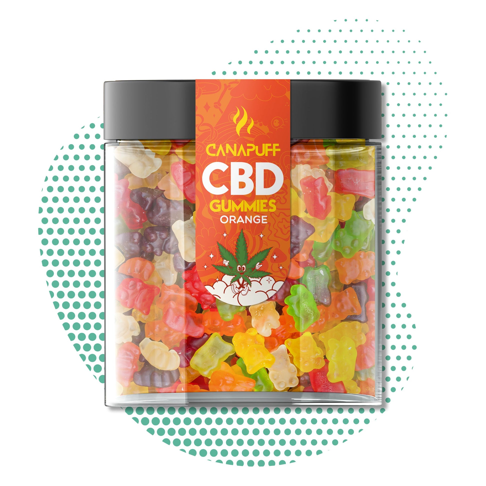 Wholesale Canapuff - CBD Żelki Pomarańczowe
