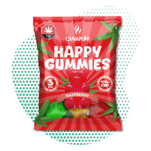 Hurtownia Canapuff - Żelki CBD - Malinowe - Relaks i Dobry Sen