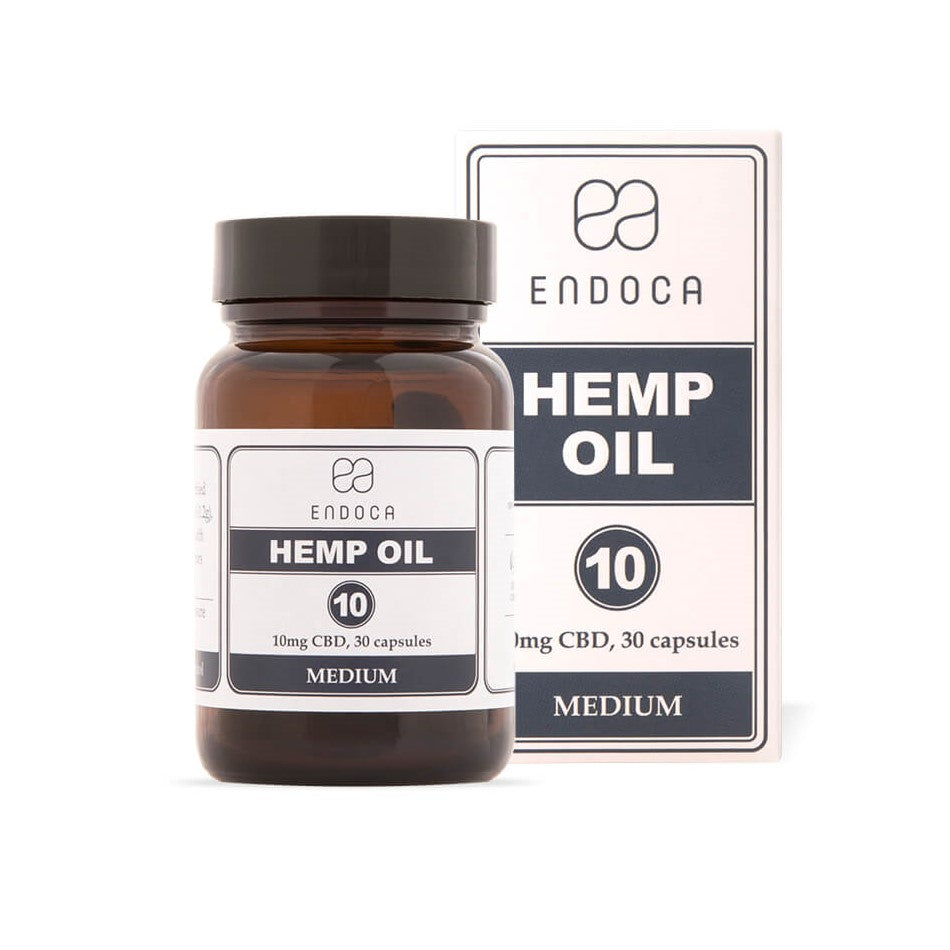 Endoca Kapsułki z olejem konopnym 300 mg CBD, 30 szt.