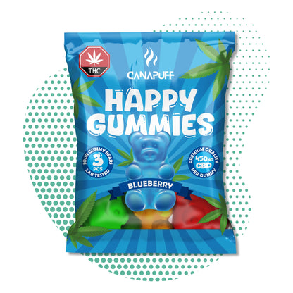 Canapuff Hurtownia - Żelki CBD - Jagodowe - Relaks i Dobry Sen