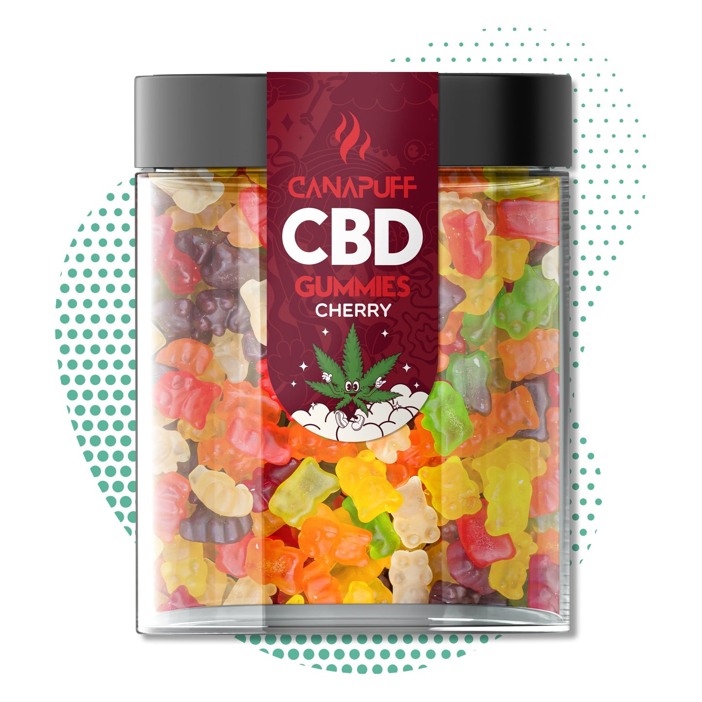 Wholesale Canapuff - Żelki CBD - Wiśnia - Relaks i Dobrostan
