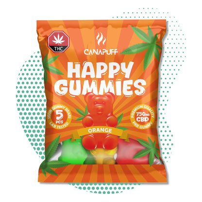 Wholesale Canapuff - CBD Żelki Pomarańczowe
