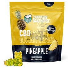Niedźwiedzie Żelki CBD Cannabis Bakehouse - Ananas, 22 szt x 4mg CBD, 30 g