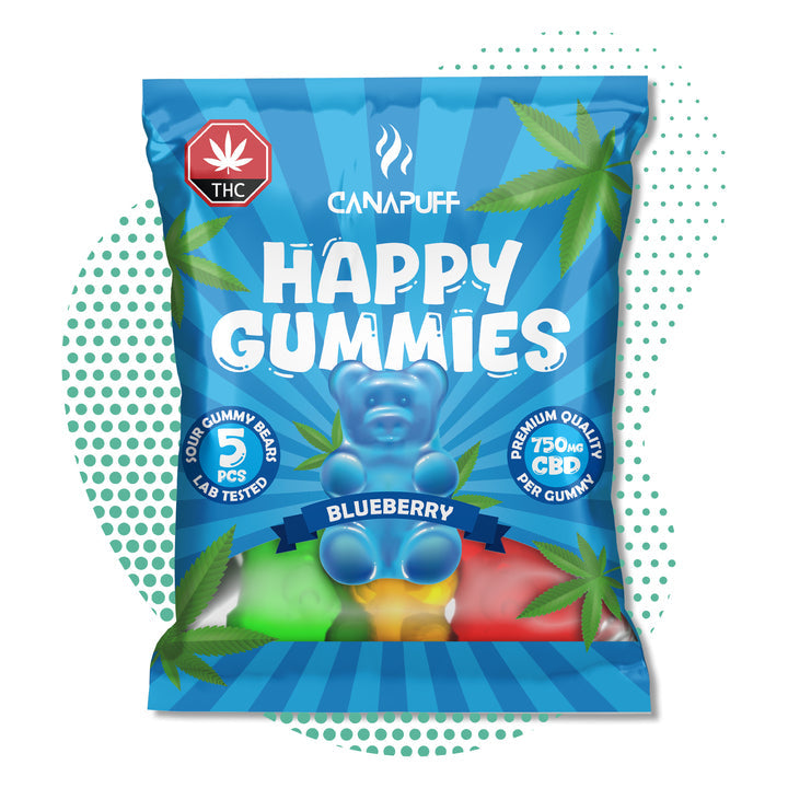Canapuff Hurtownia - Żelki CBD - Jagodowe - Relaks i Dobry Sen