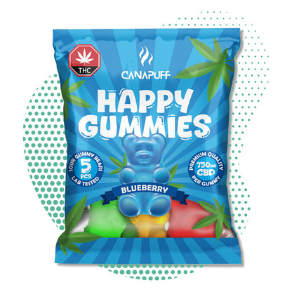 Canapuff Hurtownia - Żelki CBD - Jagodowe - Relaks i Dobry Sen