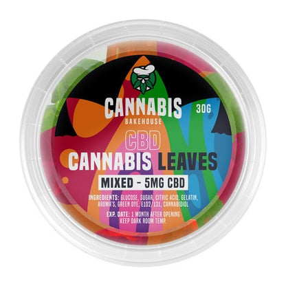 Cannabis Bakehouse - Mieszanka Listków CBD, 18 szt x 5 mg CBD, 30 g