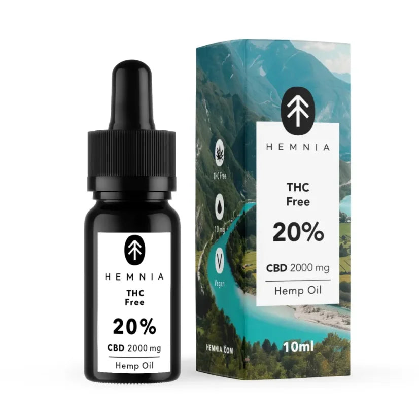 Hemnia Olejek CBD 20% bez THC, 2000 mg, 10 ml