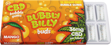 Orzeźwiająca Guma do Żucia Bubbly Billy Buds o Smaku Mango (36 mg CBD) - 24 Opakowania w Displayu (408 g)