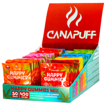 Hurtownia żelków CBD Canapuff - Zestaw 3 sztuk z 7 smakami
