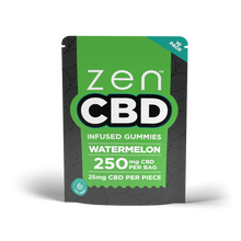 ZEN CBD Gummies - Arbuz, 250 mg, 10 szt., pudełko ekspozycyjne 25 szt.