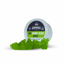 Cannabis Bakehouse Żelki CBD Niedźwiadki - Jabłko, 22 szt x 4mg CBD, 30 g