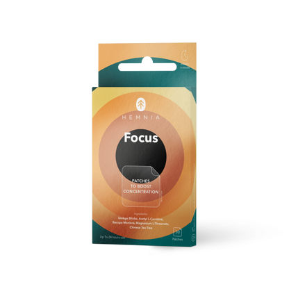 Hemnia Focus - Wsparcie Koncentracji w Plastrach, 30 sztuk - Popraw Pamięć i Skupienie