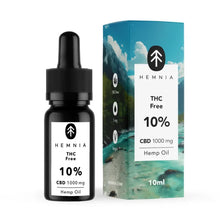 Hemnia CBD Oil 10% THC Free, 1000 mg, 10 ml