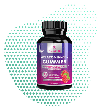 Hurtownia Meliatonin+CBN Żelki - Malinowe